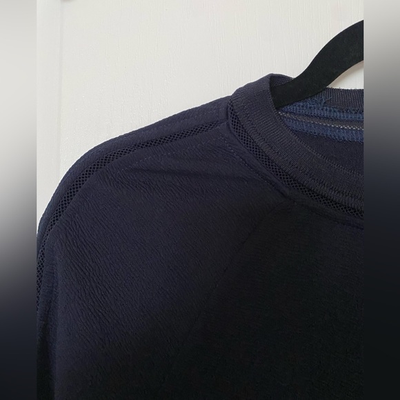 Dynamite Navy Blue Long Sleeve Dress - Picture 4 of 6